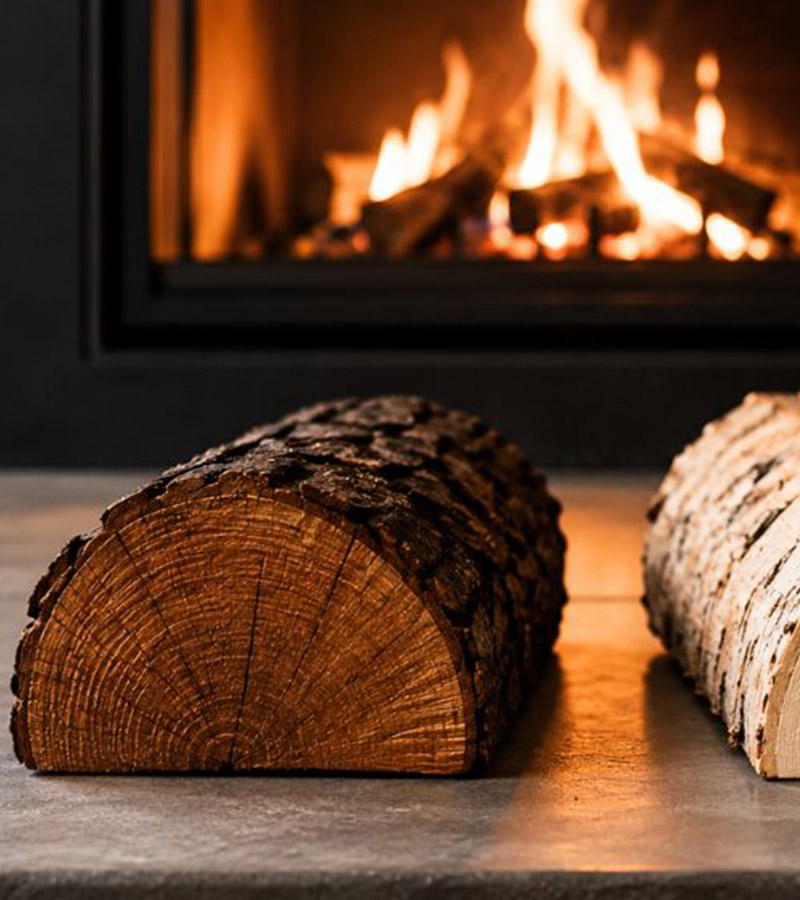 Macht die Holzart den Unterschied? Hartholz gegen Weichholz in der Heizpraxis